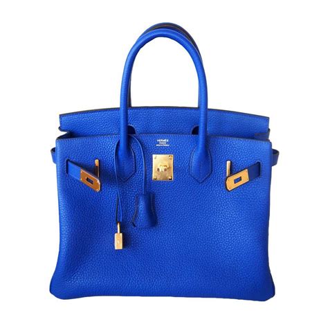 hermes big bag blue|blue birkin bag cost.